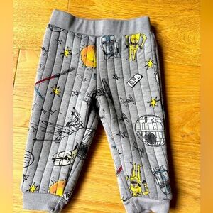 Star wars quilted sweatpants 12mo